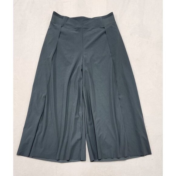 Athleta Cosmic Wrap Pant Minimalistic Gray Crop Wide Leg 10 - Picture 3 of 6
